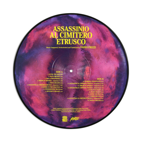Fabio Frizzi Assassinio Al Cimitero Etrusco - Original Motion Picture Soundtrack LP Picture Disc
